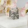 Vintage Carved Butterfly Ring, Exquisite and Fashionable, Suitable for Jewelry Accessories Worn on Daily Vacations