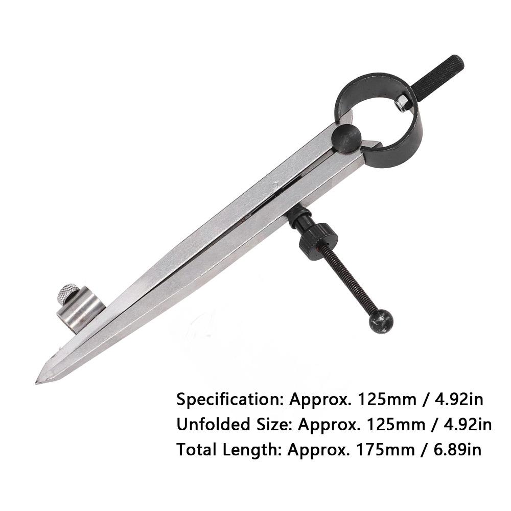 Spring Wing Adjustable Scribing Tool Carbon Steel Professional Compass Scribe Woodworking