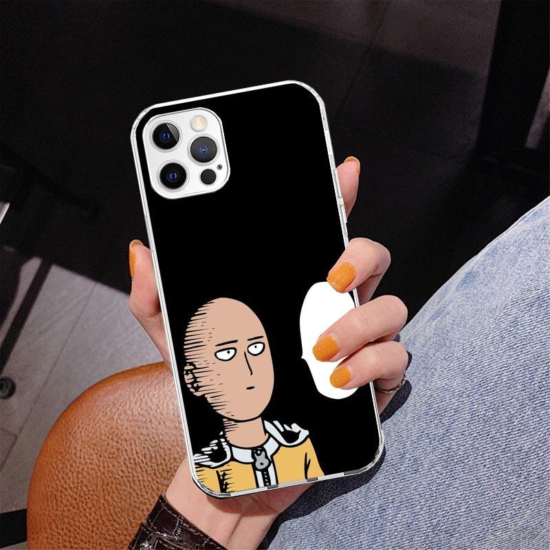 One-Punch Man Anime Phone Case For iPhone 17 Air 16 Pro Max 16E 15 + 14 Plus 11 12 13 Mini 7 8 SE Gift Print Cover Fundas 17 Air
