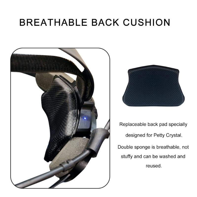 Gesichtsabdeckungen für PIMAX Crystal Schweißfeste Schaumstoffpolsterung Gesichtspolster Maske Kompatible Headsets Zubehör Augenmaske Zubehör