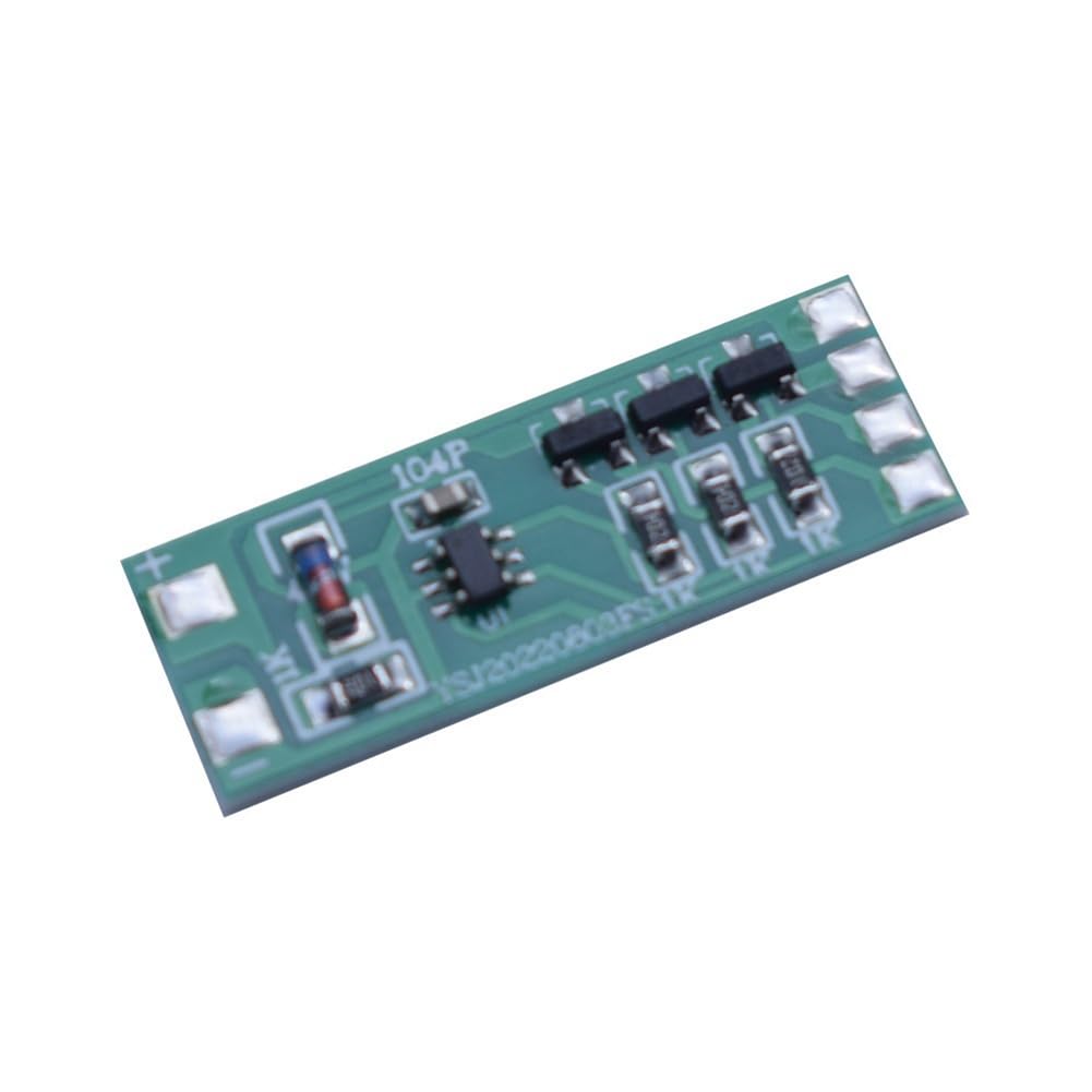 Penkeef 5pcs 3-12V Flashing LED Light Module Red Blue Pair Flashing Suitable for Car Model Bicycle Electric Car Safety Light