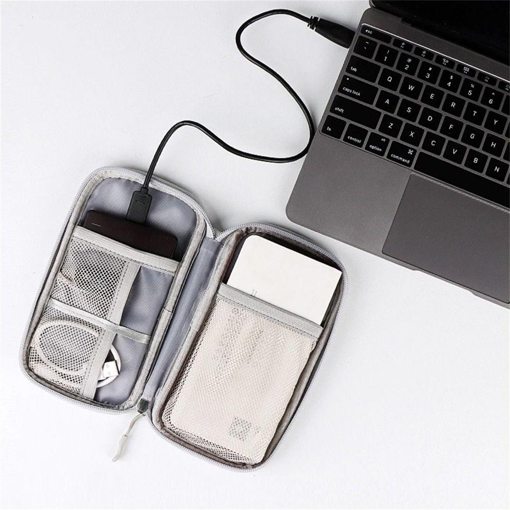 Protection Power Bank Cable Organizer Bag Data Cable Case Cables Wires Bag Electronic Storage Bag