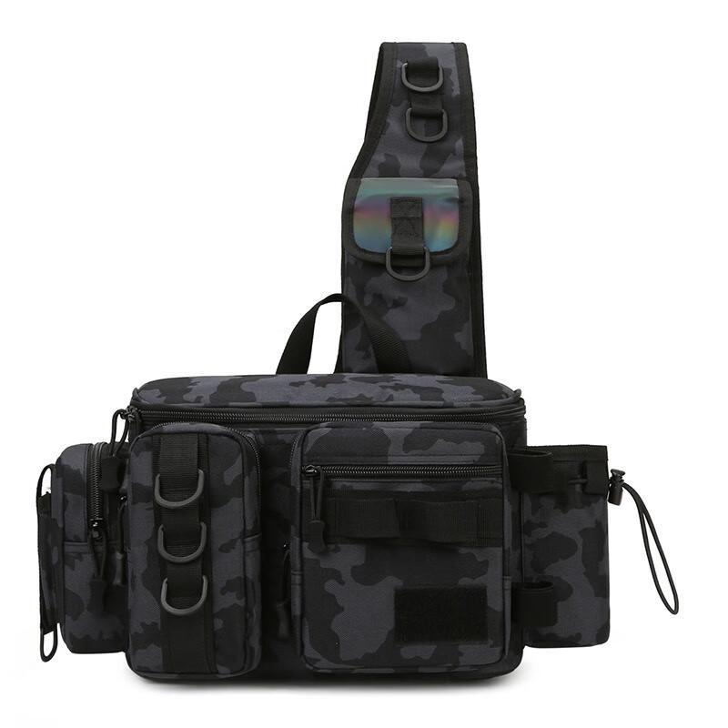 Men's Multi-functional Lure Fishing Waist/Shoulder Bag