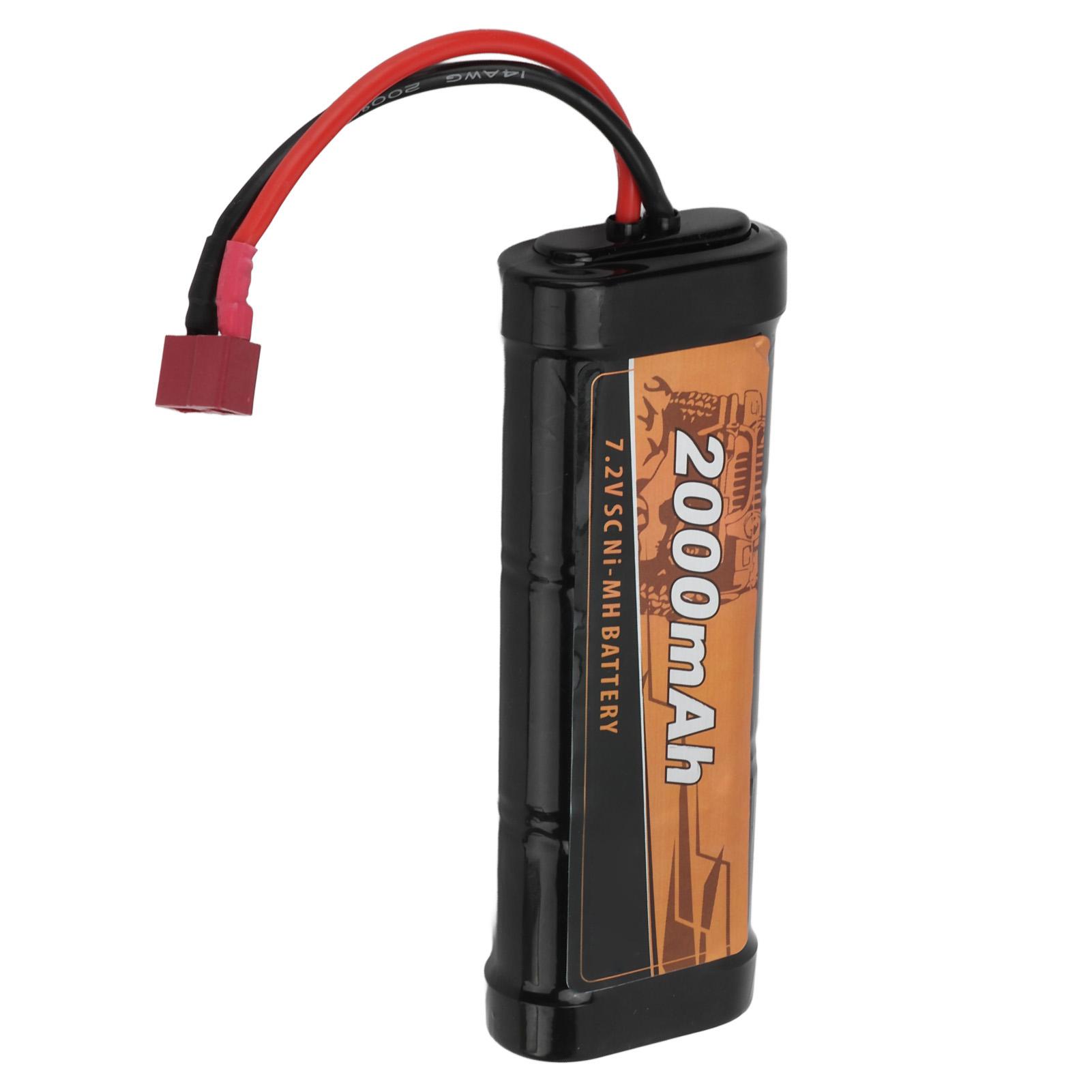 

7,2 В 2000 мАг 25C Ni MH батарея з гніздовим штекером T для позашляховиків ZD Racing DBX 10 7568 110 RC