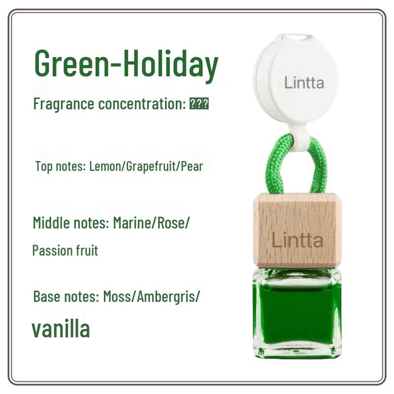 Long-lasting Car Pendant Air Freshener - Premium Fragrance Essential Oil for Interiors