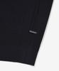 COVERNAT Open Collar Half Knit Navy