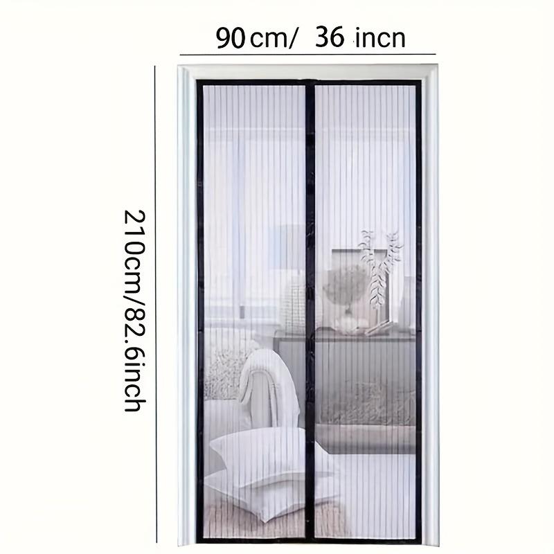 Magnetic Screen Curtain - Easy Install Insect Net for Doors/Windows, Breathable Polyester, Summer Essential