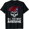 82nd Airborne Division All The Way Veteran Vintage T-shirt Storlek S-5XL Unisex T-shirt