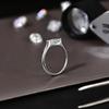 TK Bestseller Horse Eye Cut Zircon Ring: Gold-Plated Copper Couple Rings