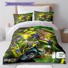 Rossi Oath Bedding Quilt Set Quilt Cover Pillowcase Home Decoration Birthday Gift (1 * Duvet Cover + 2 * Pillowcase, Without Core)