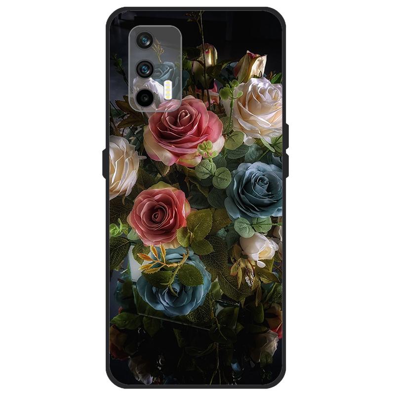 Funda Para Realme GT 5G Funda RMX2202 Cubierta Trasera de Silicona Suave Para OPPO Realme GT 5G 6.43 pulgadas Dibujos Animados TPU Parachoques de Teléfono Bolsas Estuche