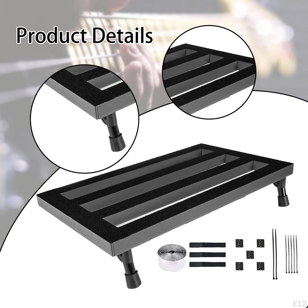 Guitar Effect Pedal Board Effects Bracket for Stage Performance Home Concert 35cmx14cm