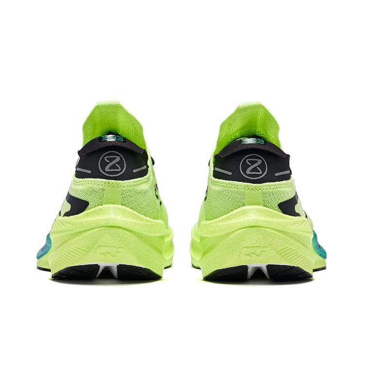 Erke Zhaocheng 3.0 Sports Test Qi Technology Shock Absorption Low Top Running Shoes Men sneaker Fluorescent-Green Black 51125103560-503
