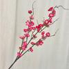 Artificial Cherry Blossom Branches 34.6 Inch Faux Plum Blossom Realistic Flower Arrangement for DIY Home Wedding Party Decor