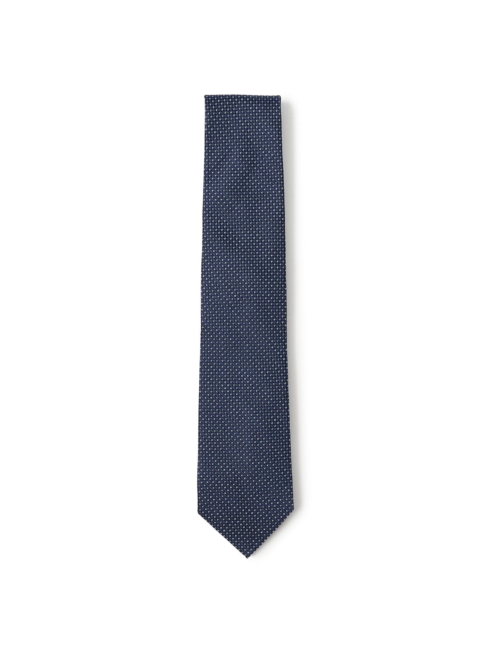 [BEAMS HART] Silk Tie, Small Pattern Tie, Size 2, Men s, NAVY, ONE SIZE