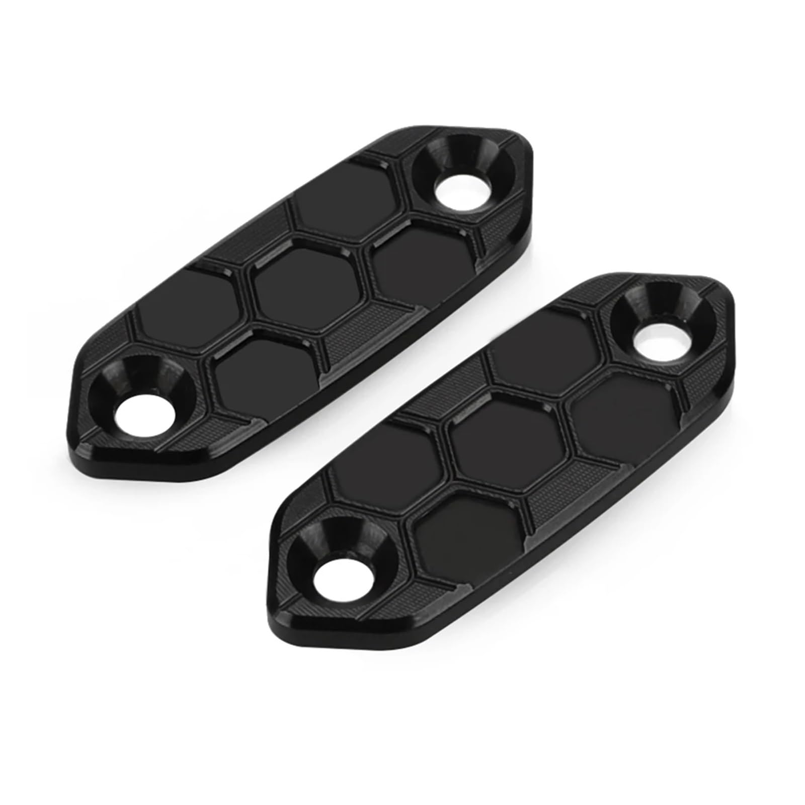 Motorcycle Rear View Mirror Hole Cap Block Off Base Plate One size чёрный