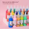 Acrylic Gouache Paint Set for Kids - Plaster Doll Art Supplies with Bear Graffiti Design