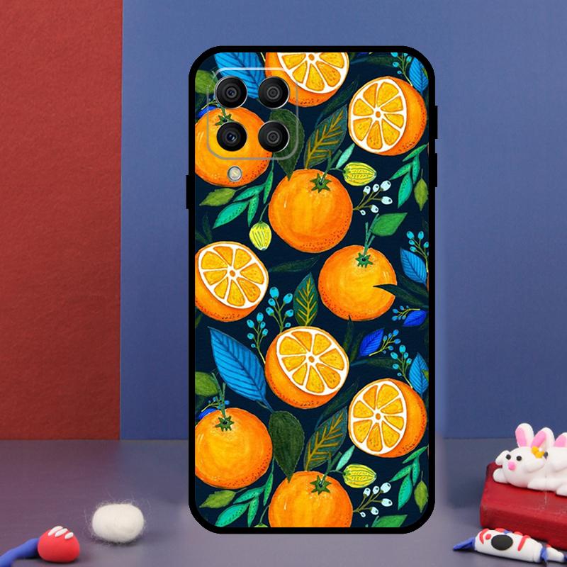 Tropikalny Letni Owoc Cytryna Dla Samsung Galaxy M33 M13 M23 M53 M15 M55 M31 M51 M14 M34 M54 M20 M30s M32 M52 Etui na Telefon