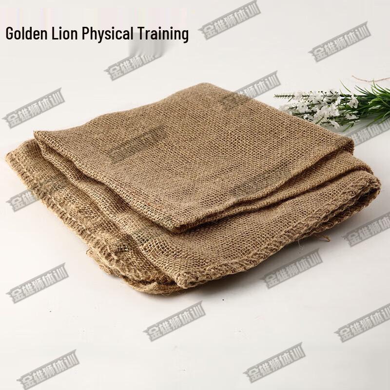 Golden Lion Thickened Jute Linen Fabric Sheets