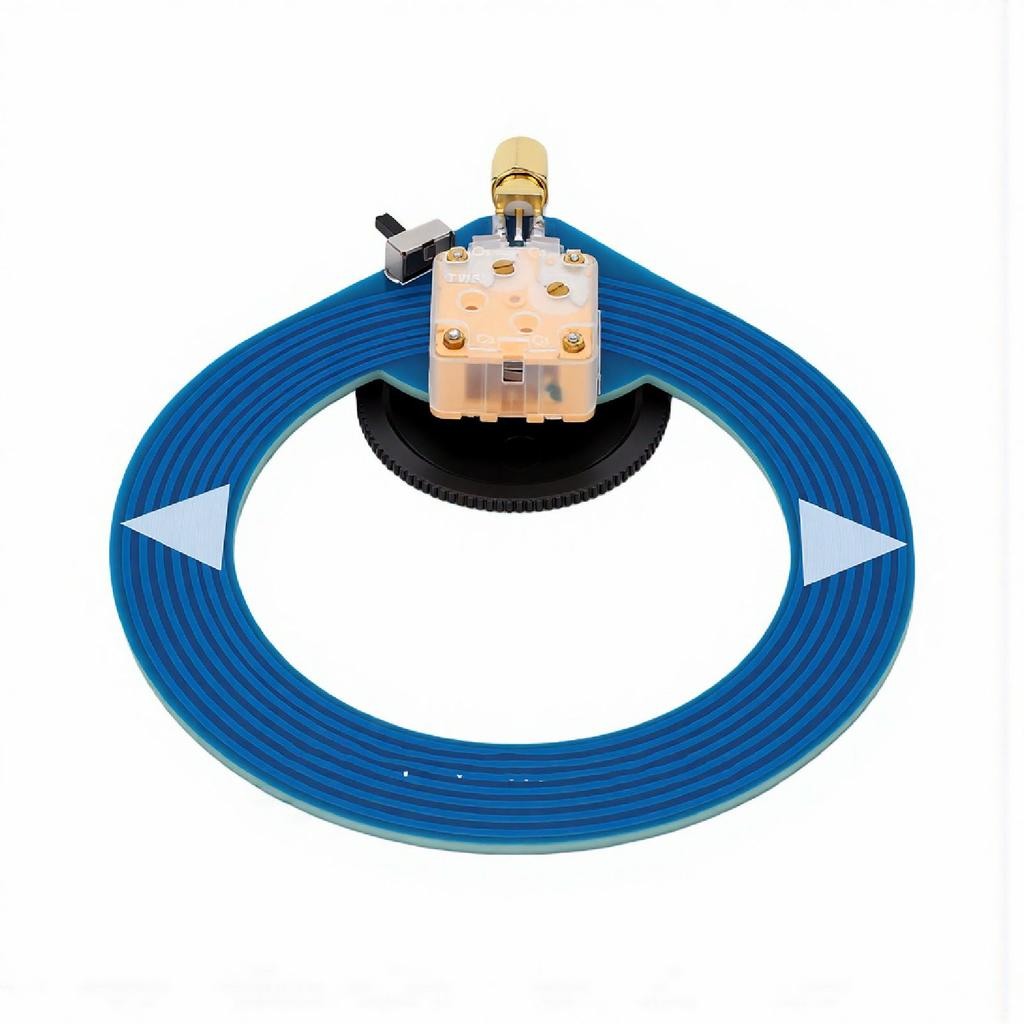 Donut SW Antennae Shortwave Mini Loop PCB Module 4MHz 24MHz Small Portable Narrowband Resonant Blue