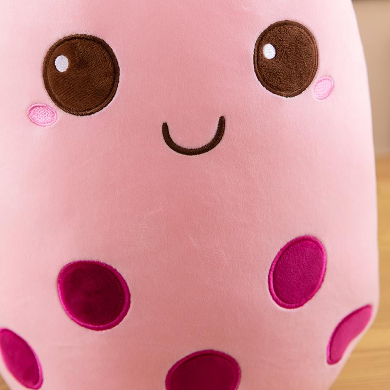 Cute Stuffed Boba Plush Bubble Tea Food Milk Cup Plushie Pillow Soft Kawaii Hugging Plush Playthings Gifts Ideal for Children