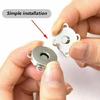 Multipurpose Magnetic Closures Button for Craft Outdoor Gears Sturdy Alloy Construction Portable Designs