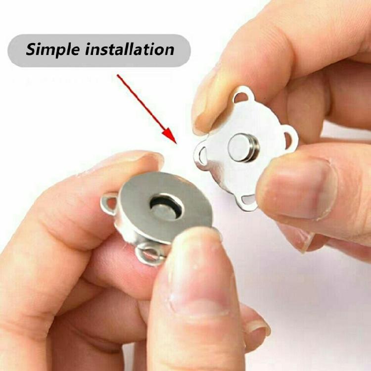 Multipurpose Magnetic Closures Button for Craft Outdoor Gears Sturdy Alloy Construction Portable Designs