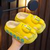 Children's Cute Cartoon Tank Rocket Velvet Warm Winter Slippers