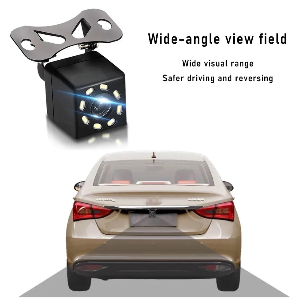 Cameră pentru vedere spate pentru mașină, grad larg, 4,3" TFT LCD, ecran color, monitor rezistent la apă, vedere pe timp de noapte, inversare, 2 în 1, parcare inversă