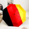 Germany Flag And Map Automatic Folding Umbrella - 8-Rib Travel Umbrella with Auto Portable Case, Ideal Gift for Birthdays
