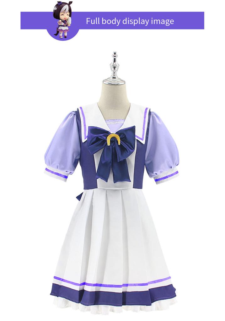 Costume Cosplay Anime Uma Musume Pretty Derby Uniforme Scolastica Toukai Teiou Gold Ship Special Week Cosplay Lolita Vestito da Marinaio