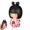 NUOBESTY Japanese Kokeshi Doll Traditional Kimono Figurine Collectible Ornament Geisha Art Craft Girl Statue Restaurant Desk Decor