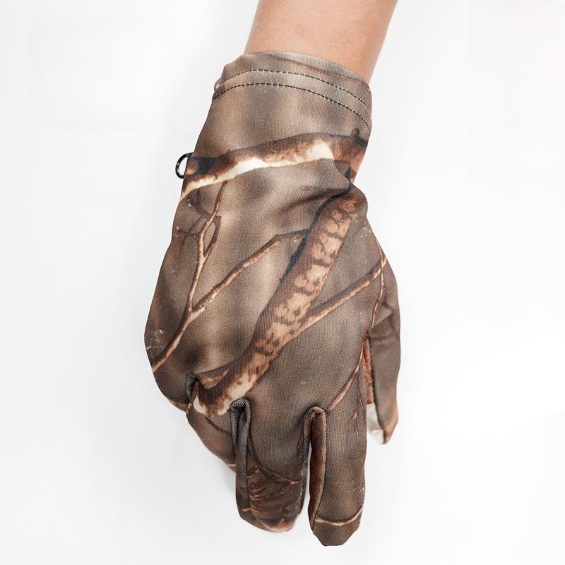 Camouflage Bionic Tactical Gloves: Non-Slip, Breathable, Touchscreen Compatible for Hunting, Cycling, and Running.