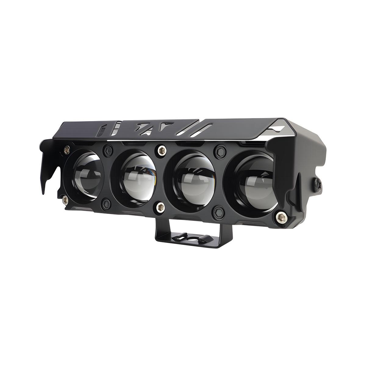 

Мотоциклетная светодиодная фара 30 Вт противотуманные фары 9 В-80 В фара двухцветная RGB рабочий свет 4 линзы 3570 чип для автомобилей грузовиков внедорожников UTV SSV