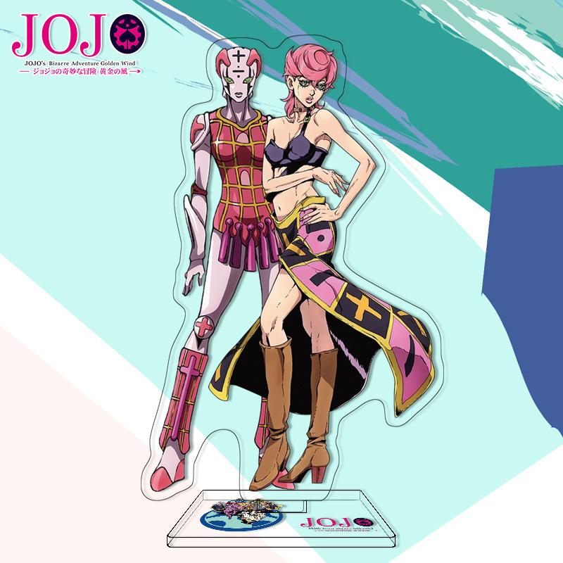 JOJO s Bizarre Adventure Golden Wind Anime Acrylic Standee Character Display Figurine Dropshipping Anime Merchandise