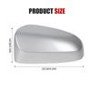Side Mirror Cover Cap For Toyota Corolla 2014 2015 2016 2017 US Model W/O Turn Signal Light Glossy Black/White/Silver Mirror Cap