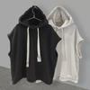 Men's Trendy Solid Color Sleeveless Hooded T-Shirt - Summer Casual Vest