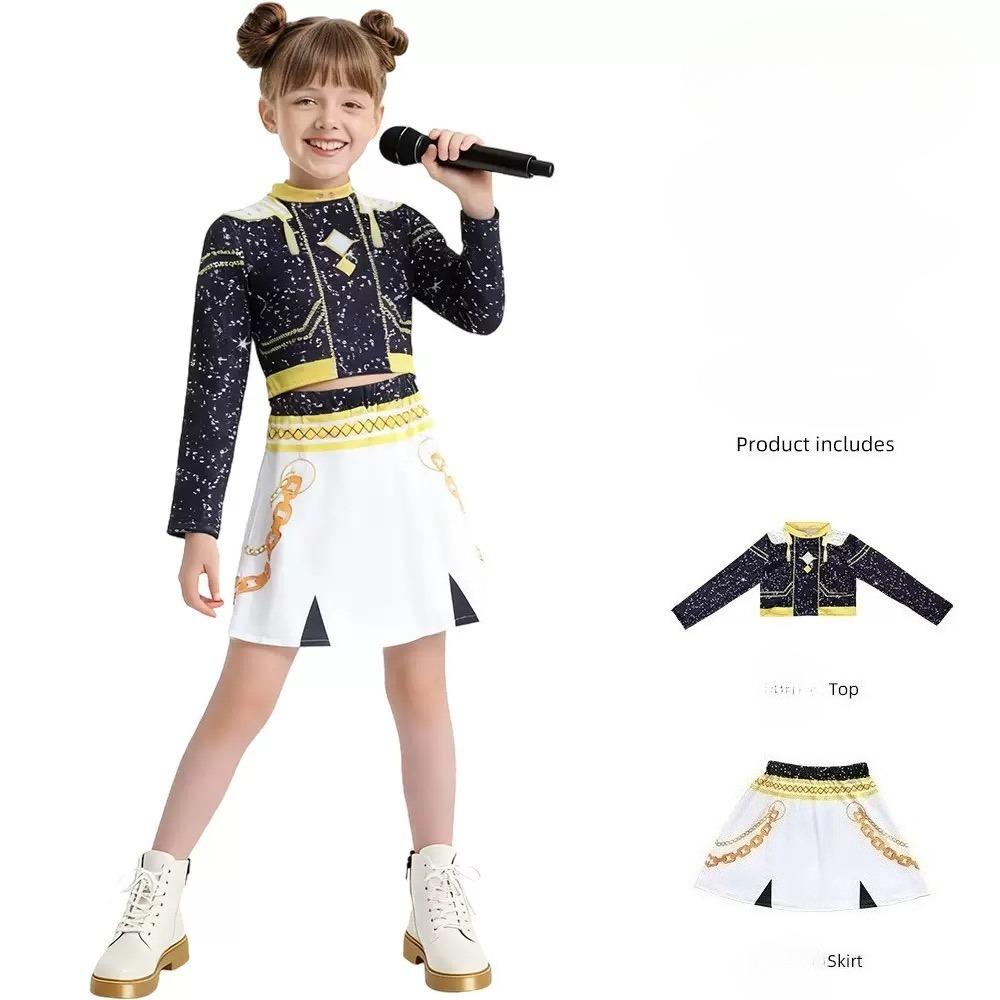Girls Halloween Costume RUMI Cosplay Warrior Costume Christmas Clothes Idol Group Star Singing and Dancing Arti… More