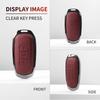For Geely Emgrand 7 GX3 Atlas GS NL3 Gili Emgrand 7 EX7 GT GC9 Leather Metal Car Key Case Cover Key Protection Shell Accessories