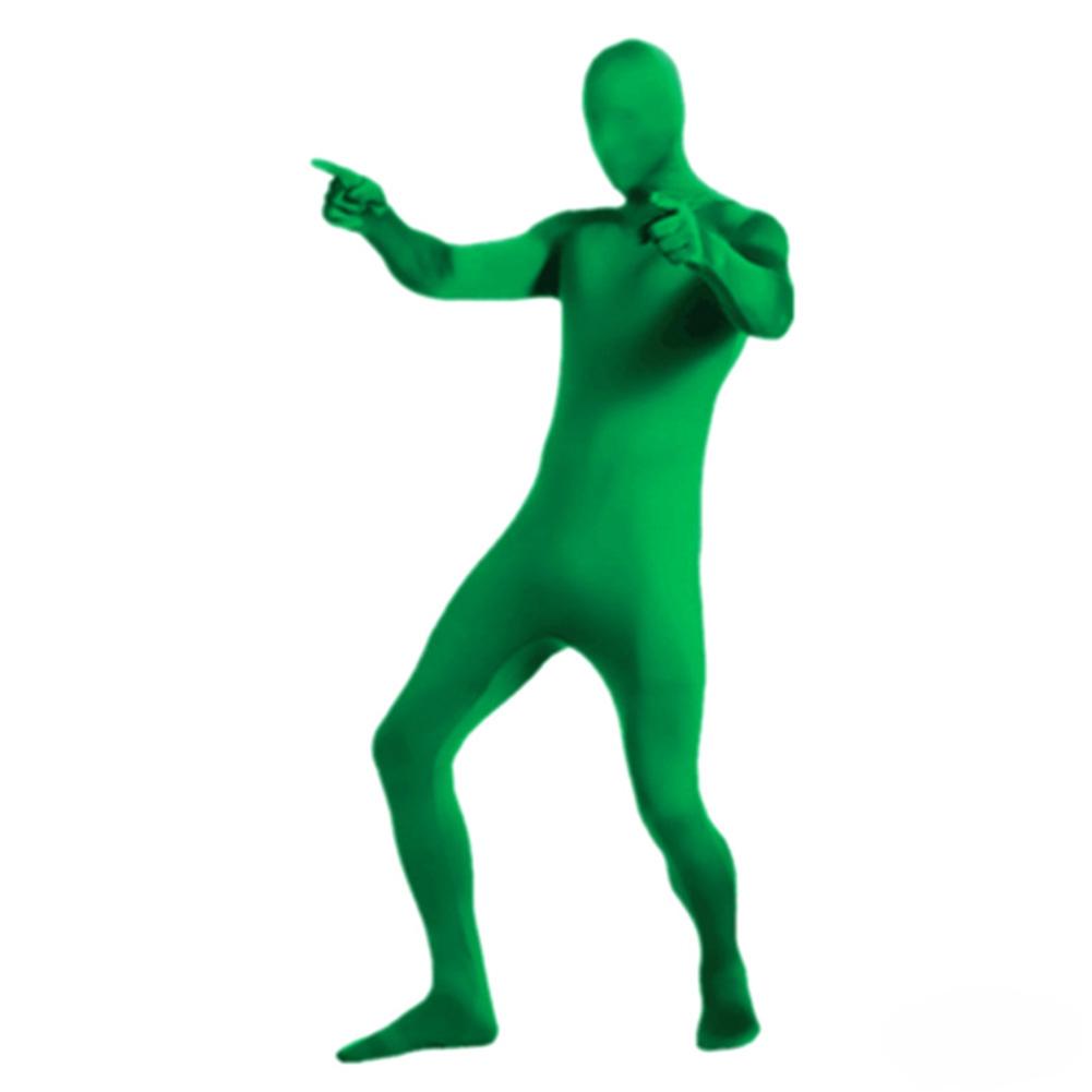 Green Screen Suit Disappearing Skin Bodysuit Photography Backdrop Chroma Key Invisible Effect Comfor Suit Photo Video Background