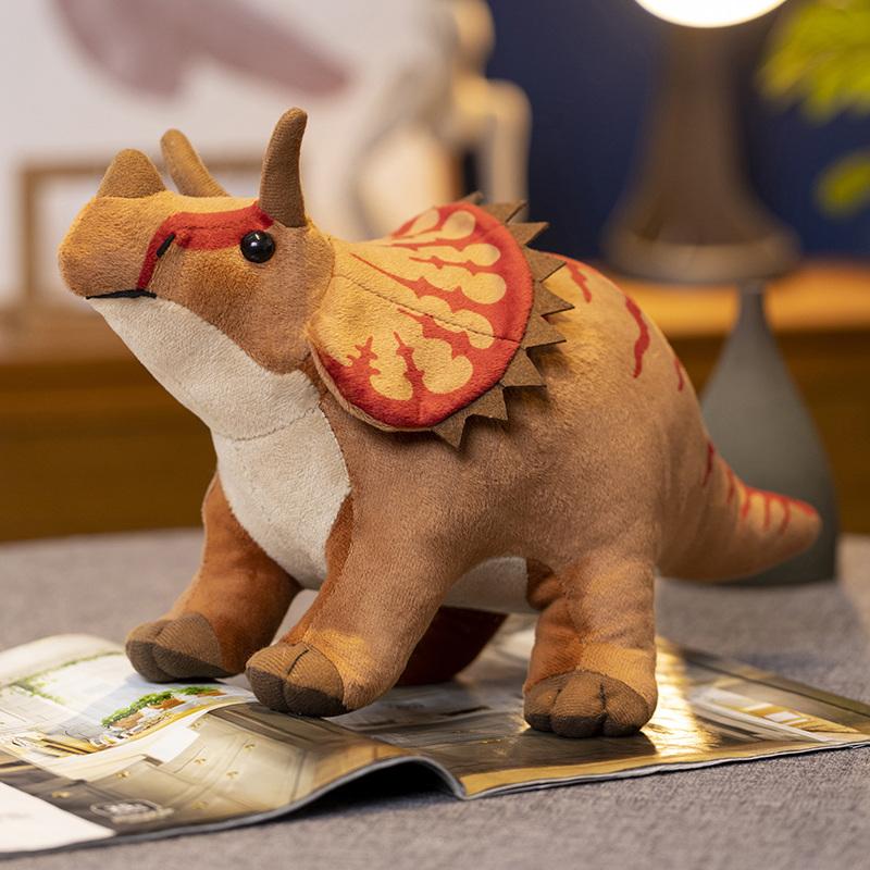Dinosaurus Pluche Speelgoed Imitatie Triceratops Stegosaurus Tyrannosaurus Ankylosaurus Knuffels Levensechte Cartoon Dinosaurus Speelgoed