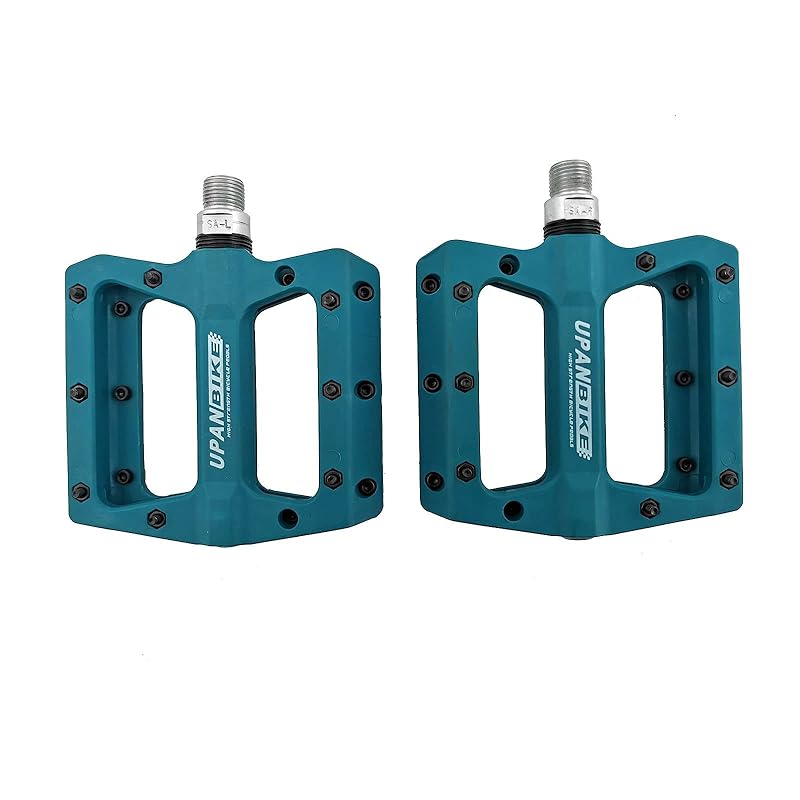 

UPANBIKE bicycle pedals nylon fiber material Bairin bearing pedal Ultralight 3 bearing pedals Large area spike road bike pedals, mountain bike pedals