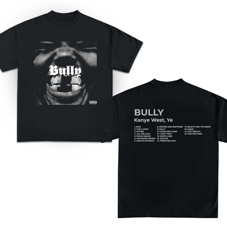 Kanye West Bully Graphic Tee, Unisex T-Shirt S