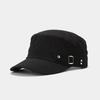 Unisex Solid Color Flat Top Military Cap Adjustable Outdoor Fisherman Caps Cadet Army Cap Retro Army Hats Bone Women'S Man'S Cap