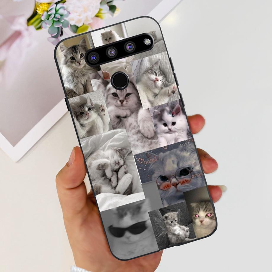 Für LG G8X ThinQ Hülle LG V50 ThinQ V50s ThinQ V50 Dual Screen Flüssigsilikon Bumper Coque Fundas Marmor Weltraummann Drache Capa