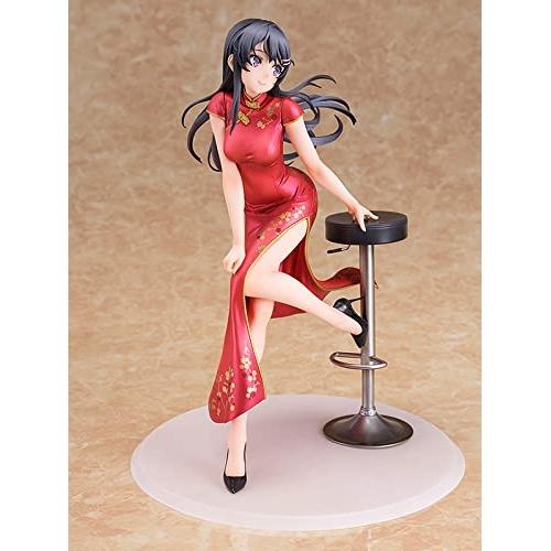 Seishun Buta Yarou Bunny Girl Senpai Mai Sakurajima, китайское платье, раскрашенная фигурка в масштабе 1/7