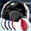 Non-Slip Universal Carbon Fiber Car Steering Wheel Cover For Rdesign XC90 S60 XC60 V70 S80 S40 V50 V40 V60 C30 S70