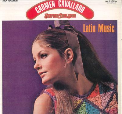 LP Record CARMEN CAVALLARO - Latin Music Super Deluxe MCA10024 MCA Japan Obi Latin Used