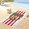 Sunderland Association Football Club Logo Aufdruck Strandtuch, Großes Weiches Schnelltrocknendes Handtuch für Strand Camping Schwimmen