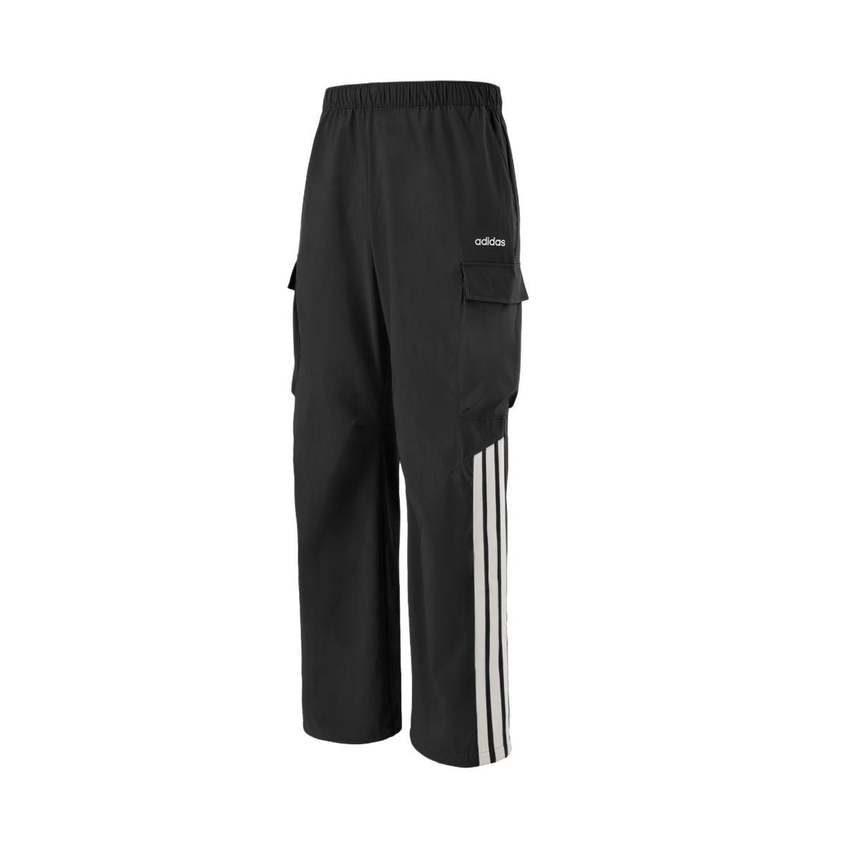 

Adidas Comfortable Stylish Striped Casual Pants Unisex Bottoms Black KA2575 S